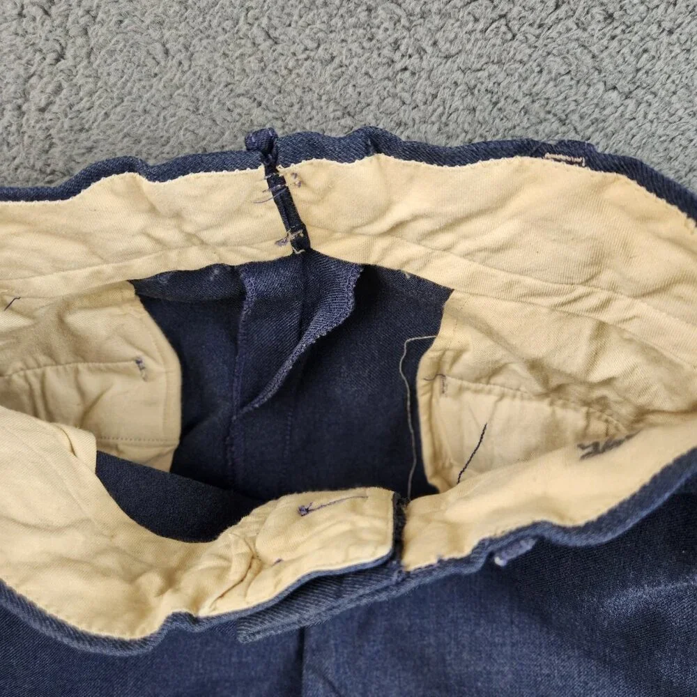 Vintage 40's US Military Air Force Wool Formal‎ Trousers Men's Fit 26x28 Stamped